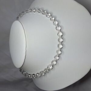 Antique 1920's Clear Crystal Necklace